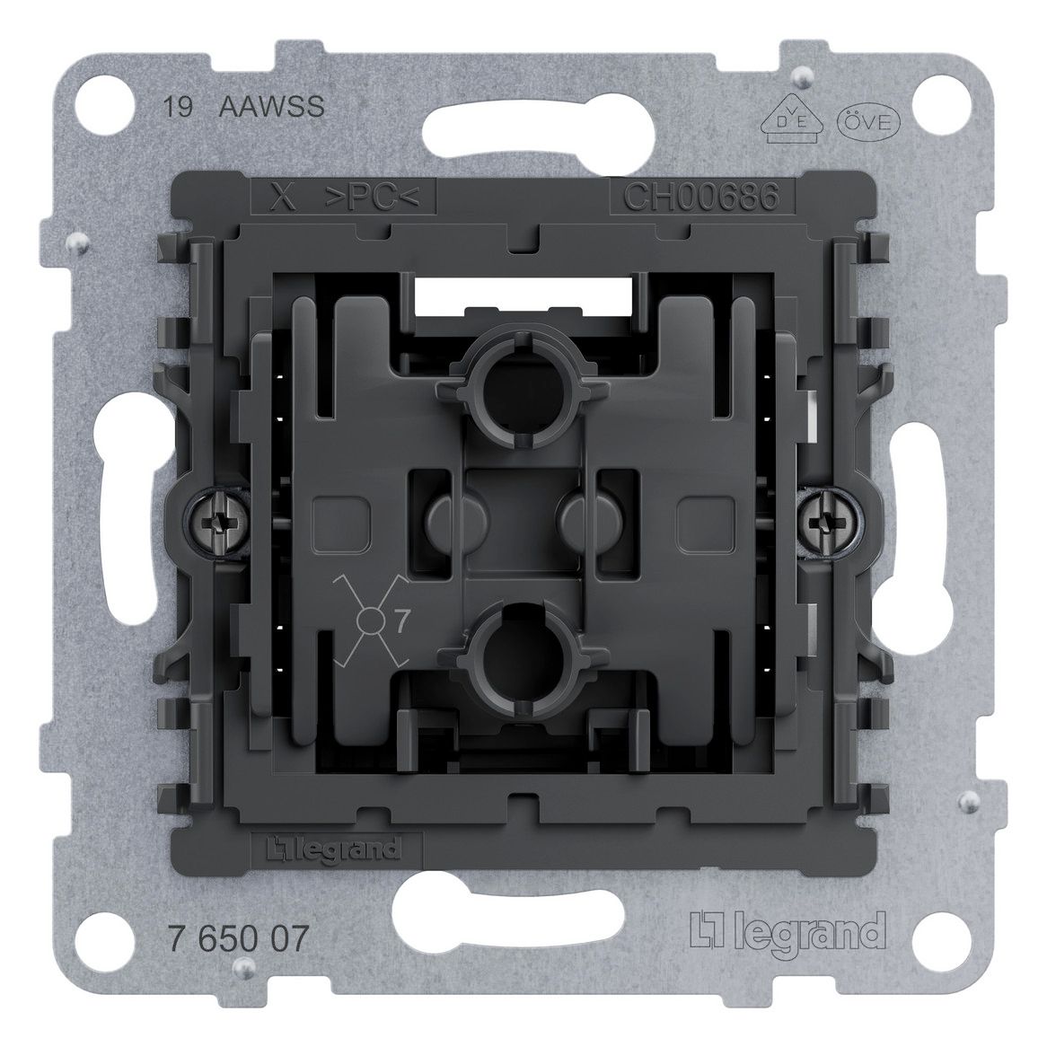 Legrand 765007 SEANO Einsatz Kreuzschalter 10AX SK