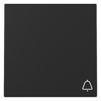 GIRA 3286005 Wippe Symbol Klingel System 55 Schwarz matt (lackiert)