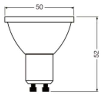 Ledvance LED PAR16 35 36° DIM P 3.4W927 GU10 230lm 2700K dimmbar LED-Reflektor