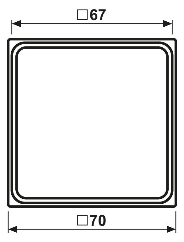 Jung LS981ZWW Zwischenrahmen f.CD Spezialabdeckung alpinweiß