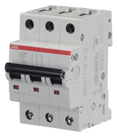 ABB S203M-B20 Sicherungsautomat B-Char., 10 kA, 20A, 3P