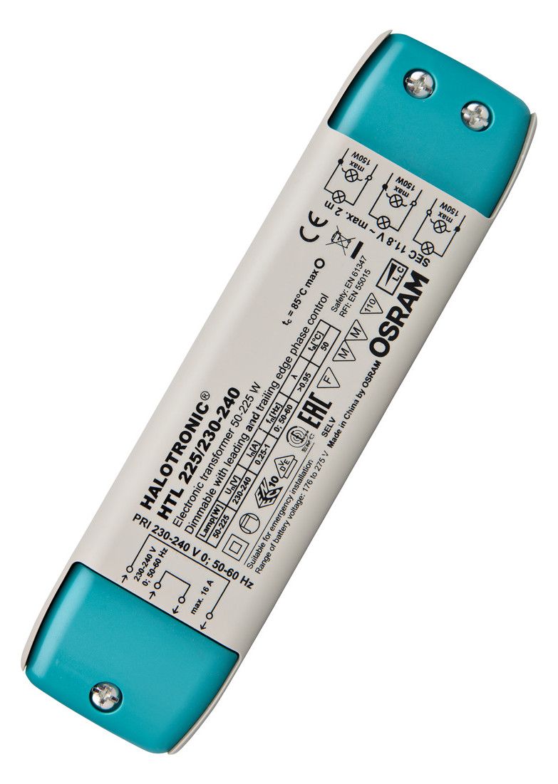 Osram HTL 225W 230-240 50-225W 170x44x34 UNV1 HALOTRONIC Trafo Phasenab/anschnitt