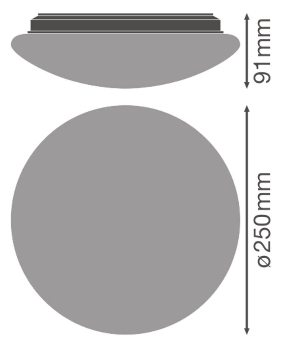 Ledvance SURFACE CIRCULAR 250 SENSOR 13W 840 IP44 LED Wand/Deckenleuchte 960lm