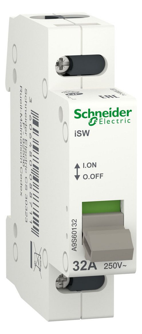 Schneider A9S60132 Lasttrennschalter iSW 1polig 32A 250V
