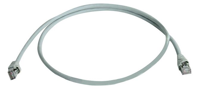 TEGA 100008981 Patchkabel S/FTP Cat.6a Grau