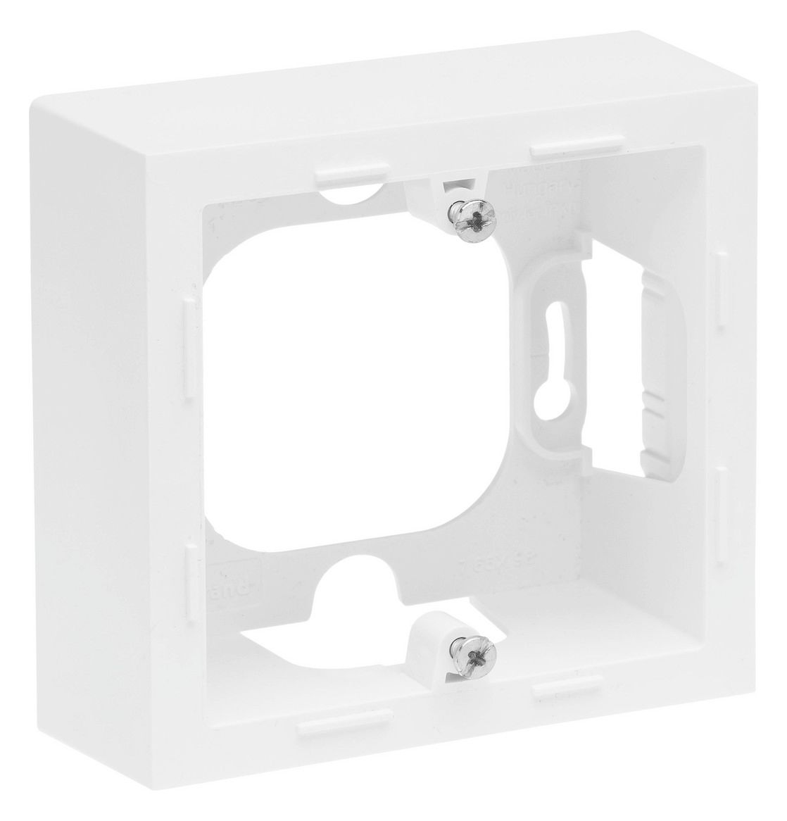 Legrand 765198 SEANO APgehäuse 1-fach in der Farbausführung Ultraweiß