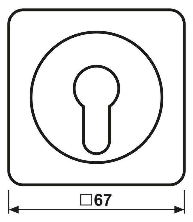 Jung CD528WW Abdeckung f.Schlüsselschalter alpinweiß