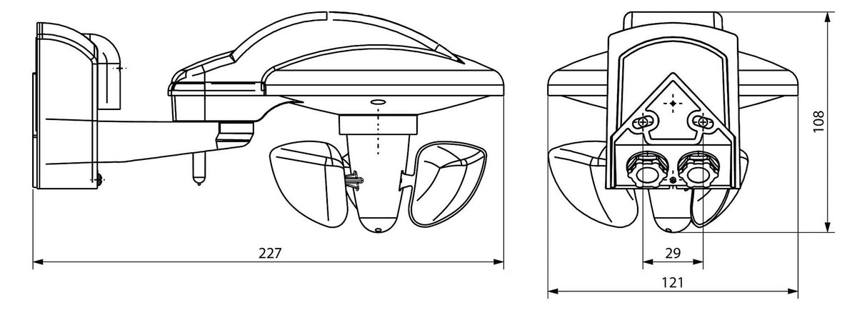 Theben Meteodata 140 basic KNX Wetterstation Wind Helligk Temp 1409205