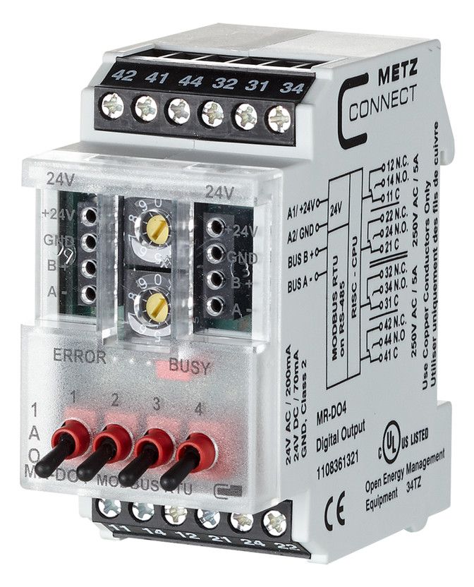 Metz 1108361321 MR-DO4 Modbus RTU m.4digital Ausgängen