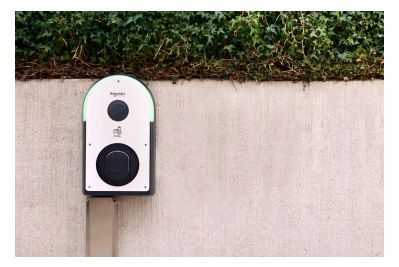 Schneider EVB3S22NCB EVlink Pro AC Wallbox 22kW T2 Kabel-B-EV RCD/Fi