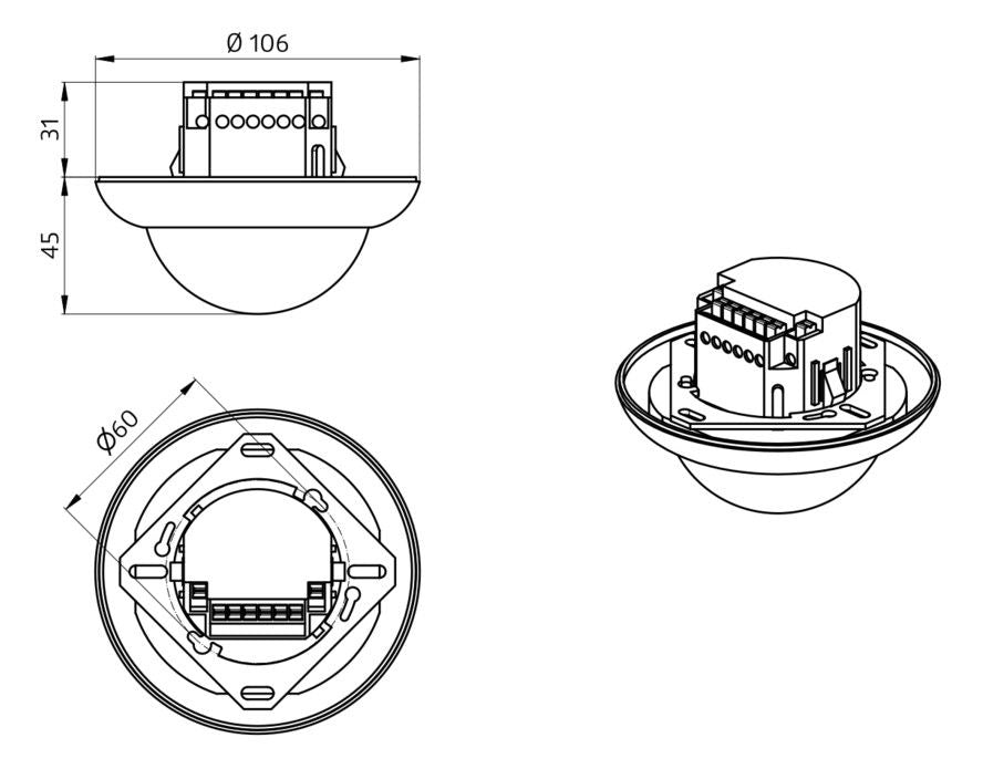 BEG 92575 PD4-M-1C-UP weiß