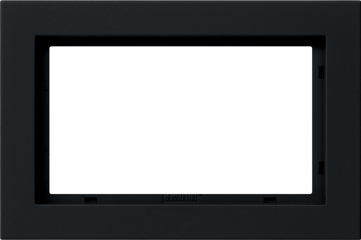 GIRA Abdeckrahmen Gira E2 Schwarz matt 1,5fach