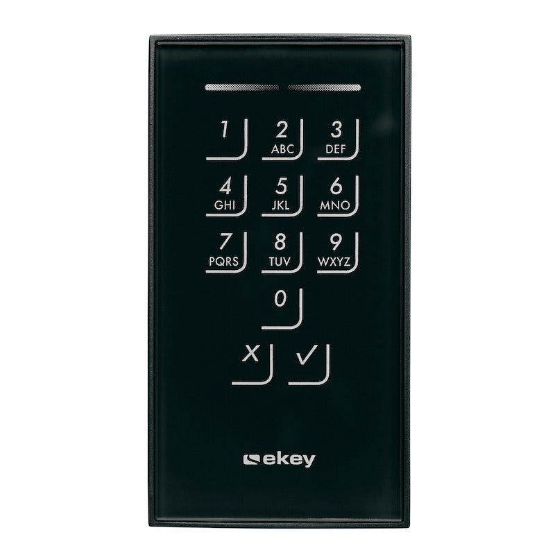 EKEY 101679 ekey Dekorelement KP IN GL AN Glas Anthrazit