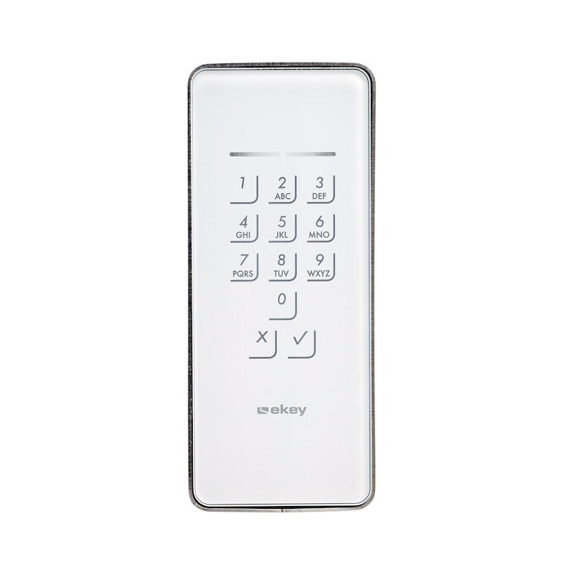 EKEY 101715 ekey Montagerahmen KP IN GL WE Glas Weiß