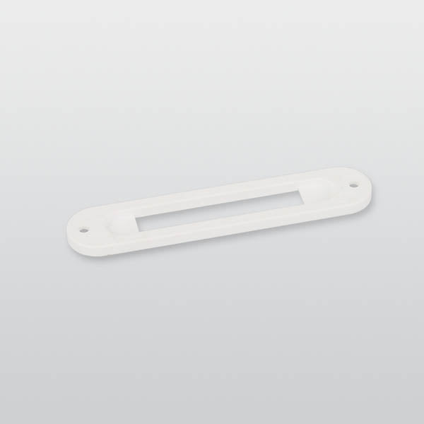 Befestigungsflansch weiß