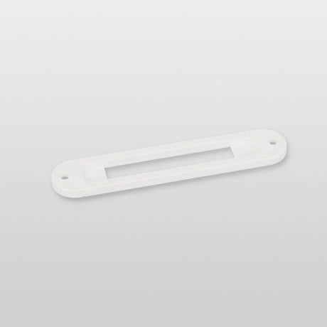 Befestigungsflansch weiß