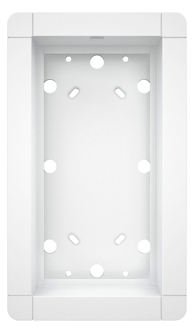 Ritto 1883220 Portier Rahmen AP 2fach silber