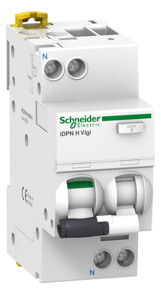 Schneider A9D07616 Fi/LS-Schalter iDPNH Vigi 1p+N 16A 30mA Typ A