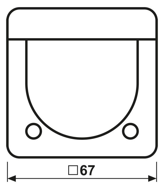 Jung BTCD17182WW JUNG HOME Bewegungsmelder 2,2 m