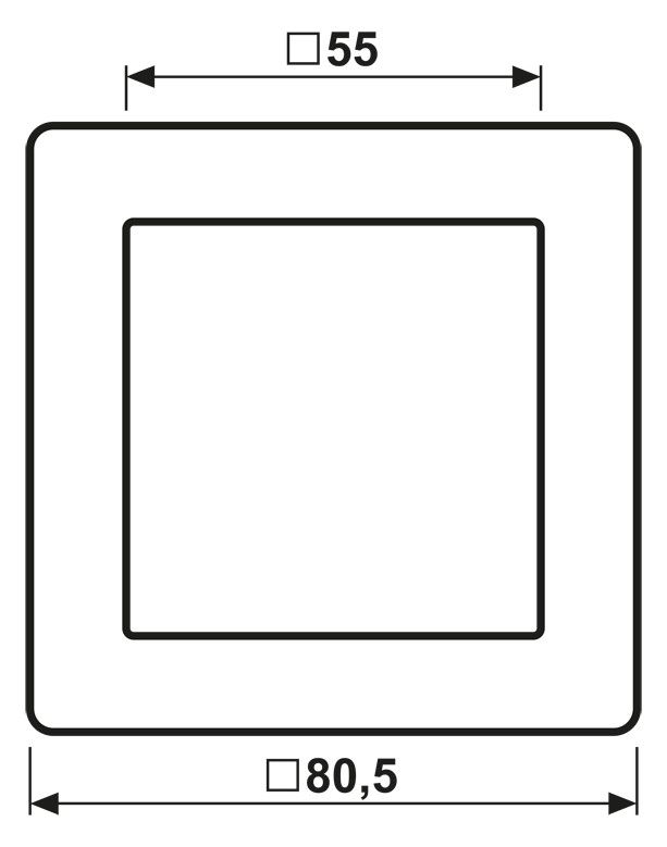 Jung AS581SW Rahmen 1fach Serie AS schwarz