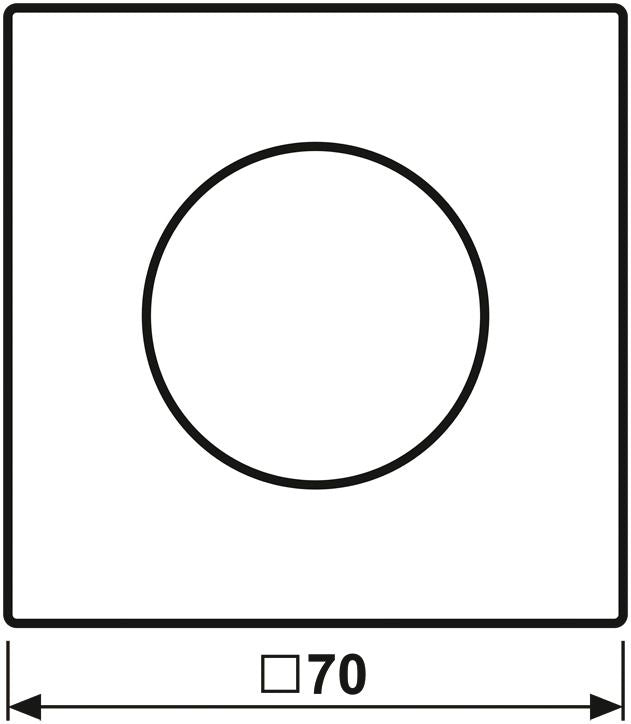 Jung LS1740LG Abdeckung m.Drehknopf