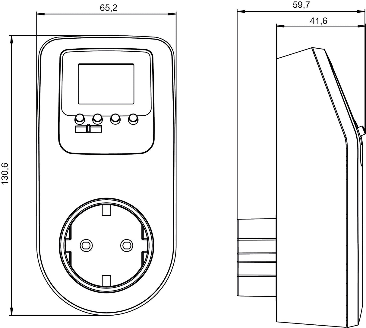 Theben eltimo 020 Astro top3 Digitale Steckdosen-Zeitschaltuhr Woche 0200170