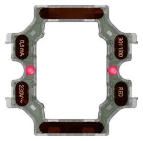 GIRA 3793011 LED-Beleuchtungselement T3 0,5mA Rot 230V f.Serienschalter