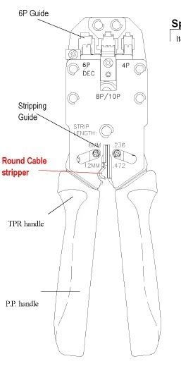 EFB E-MUC410 Crimpzange f.Modularver-