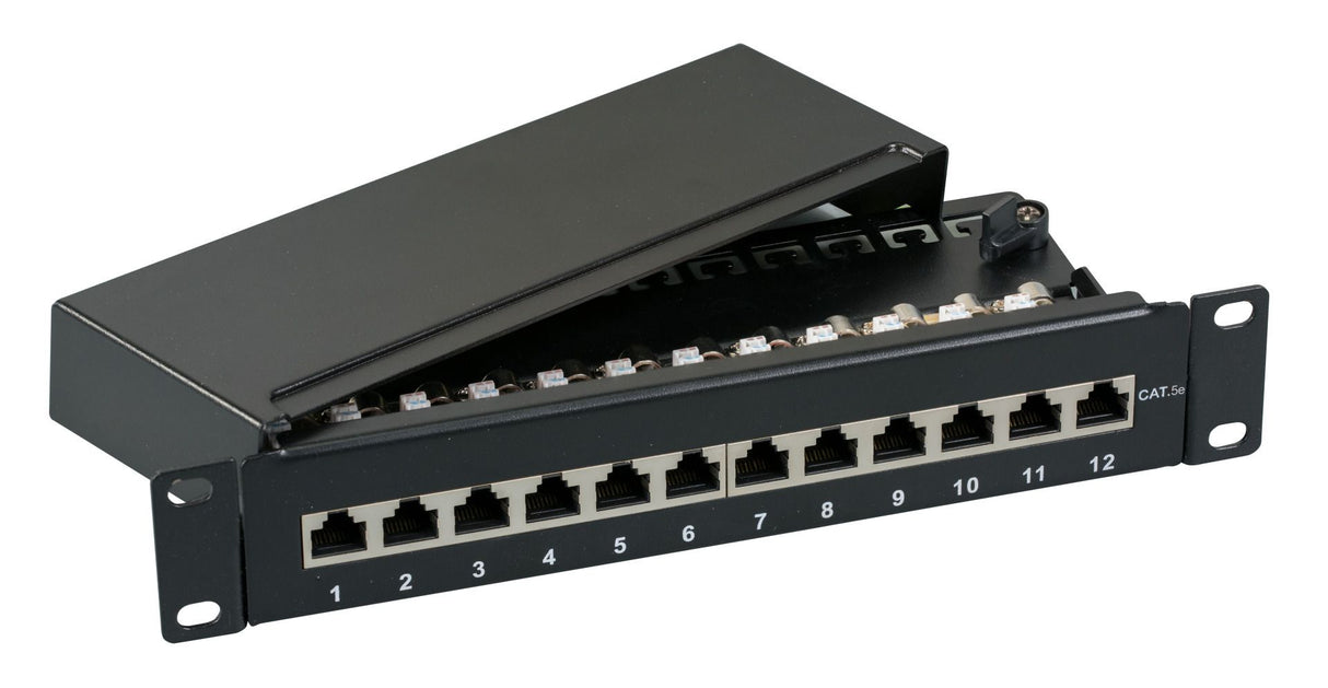 EFB 37736.12 Mini Patchpanel 12xRJ45 C6