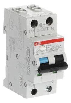 ABB DS201A-B10/0,03 FI/LS-Schalter 6kA 1P+N Typ A B 10A 30mA 2CSR255180R1105