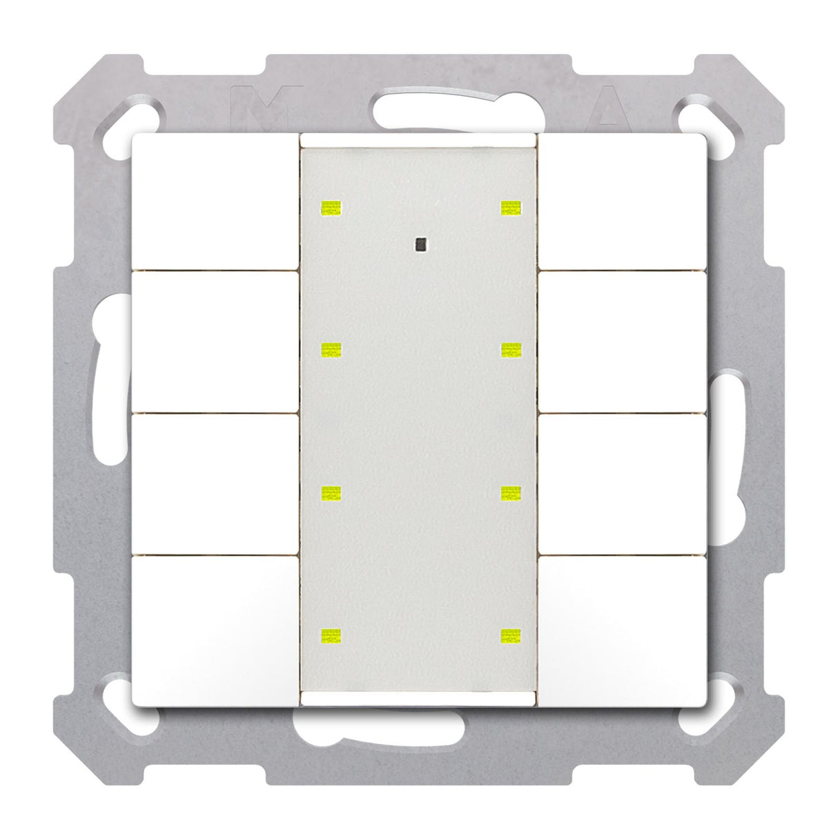 MDT BE-TA55P8.02 Taster Plus 55 8fach Reinweiß matt