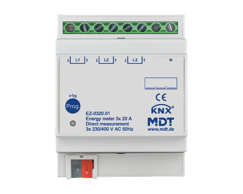MDT EZ-0320.01 Energiezähler 3fach 20A