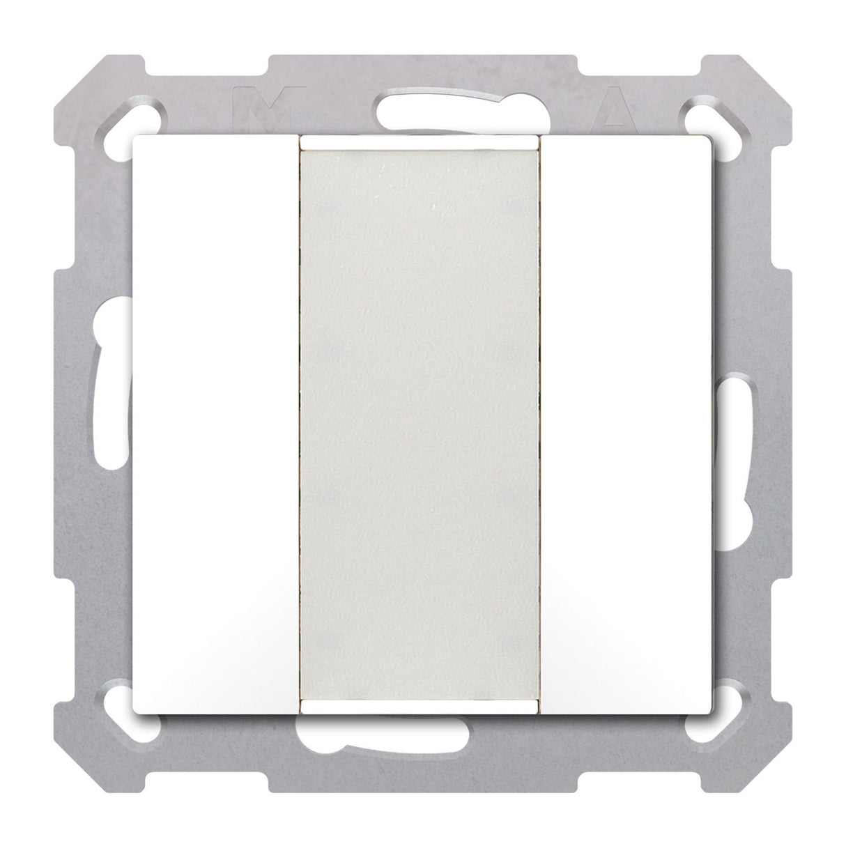 MDT BE-TA5502.G2 Taster 55 2fach Reinweiß glänzend