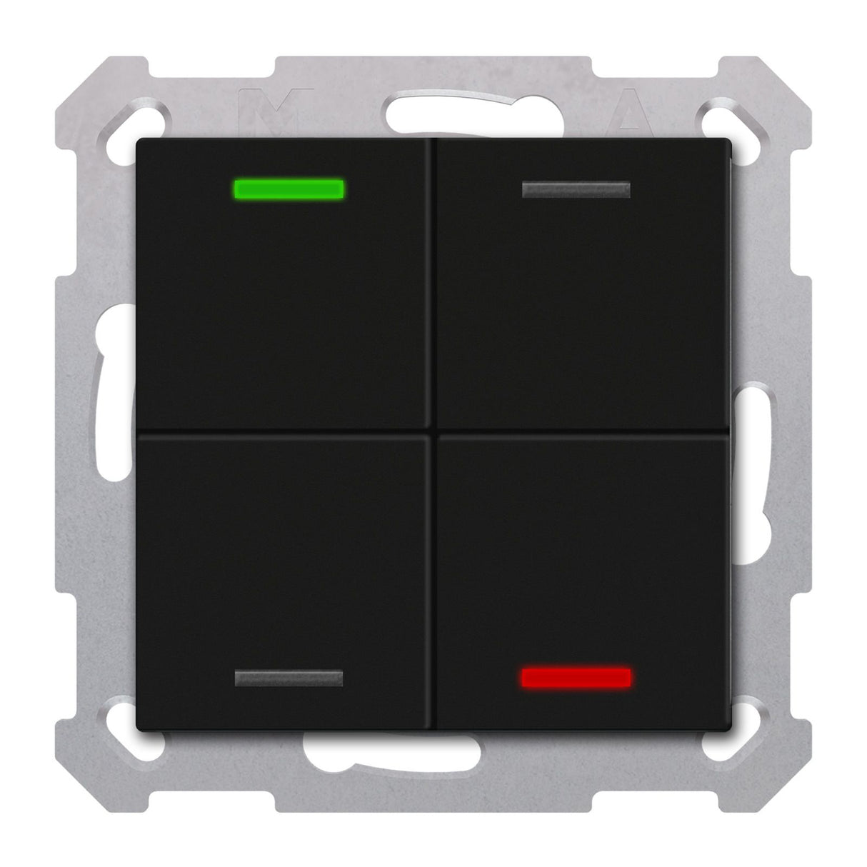 MDT BE-TAL550406.01 Taster Light 55 Schwarz matt