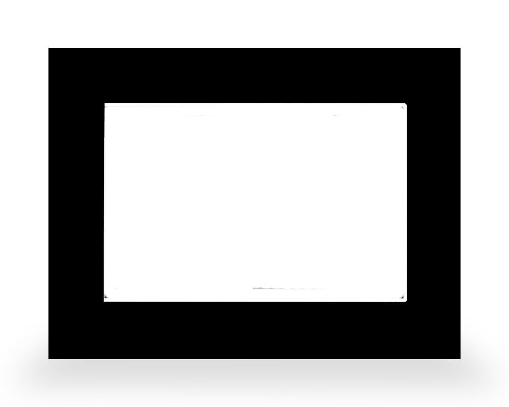 MDT VCB-10SW.04 VisuControl 10z Rahmen aus Glas Schwarz