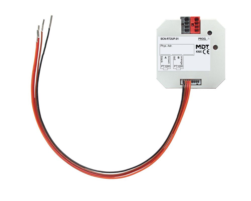 MDT SCN-RT2UP.01 Temperaturregler/Sensor 2fach UP