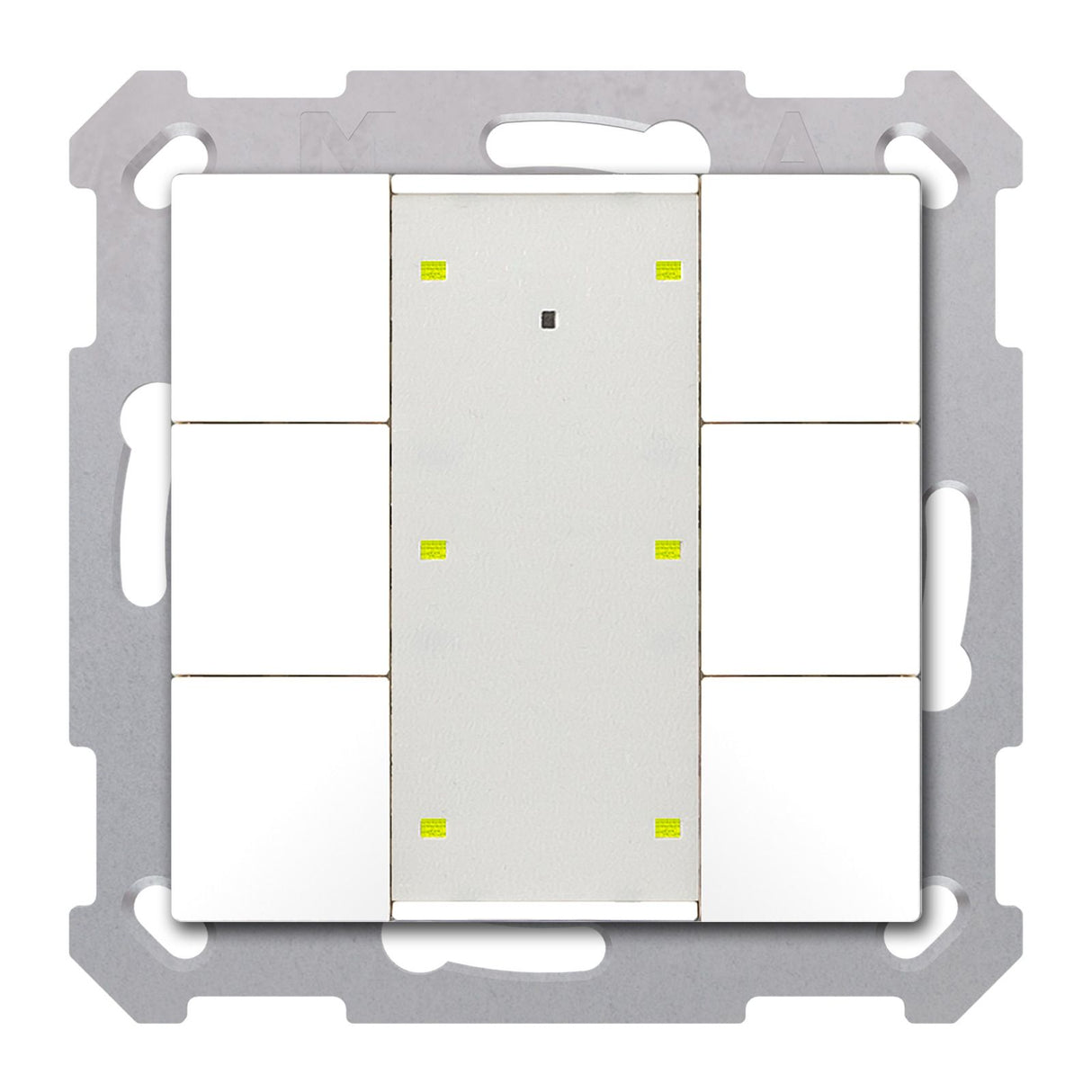 MDT BE-TA55P6.G2 Taster Plus 55 6fach Reinweiß glänzend