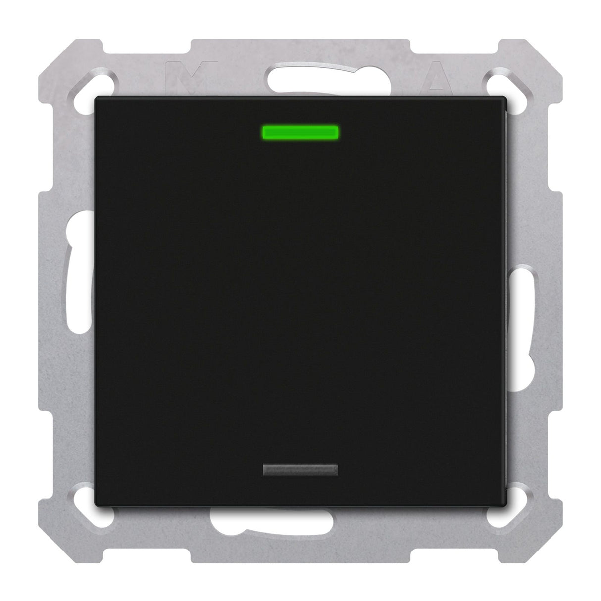 MDT BE-TAL550106.01 Taster Light 55 1fach RGBW Schwarz matt Neutral