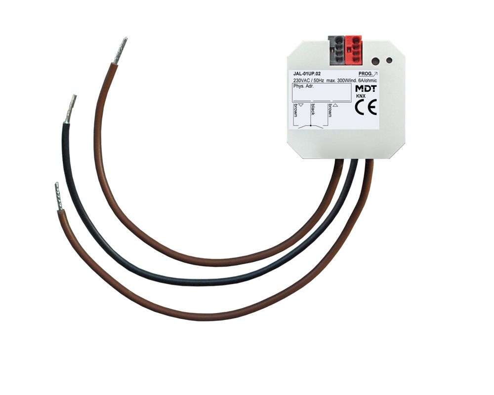 MDT JAL-01UP.02 Jalousieaktor 1fach UP 6A 230VAC