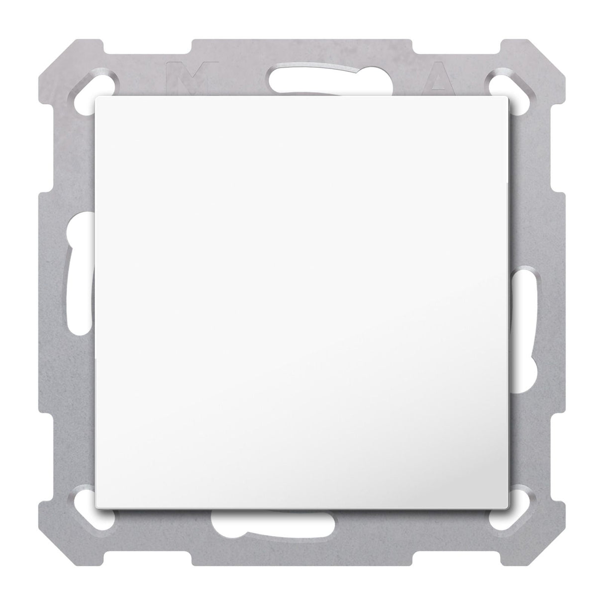 MDT BE-TAL55B1.01 Taster Light 55 Basic 1fach Reinweiß glänzend Neutral