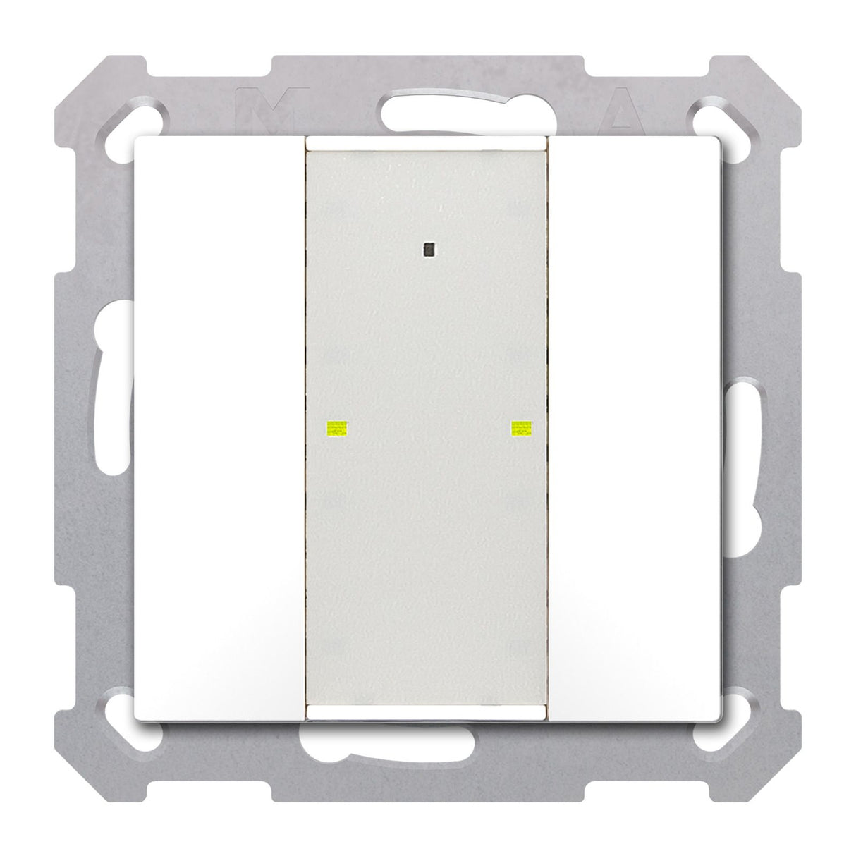 MDT BE-TA55P2.G2 Taster Plus 55 2fach Reinweiß glänzend