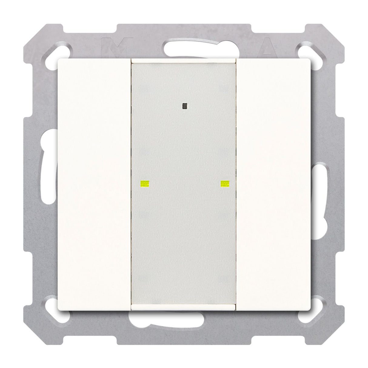 MDT RF-TA55A2.01 KNX RF+ Funk Taster Plus 2fach m.Aktor Reinweiß glänzend