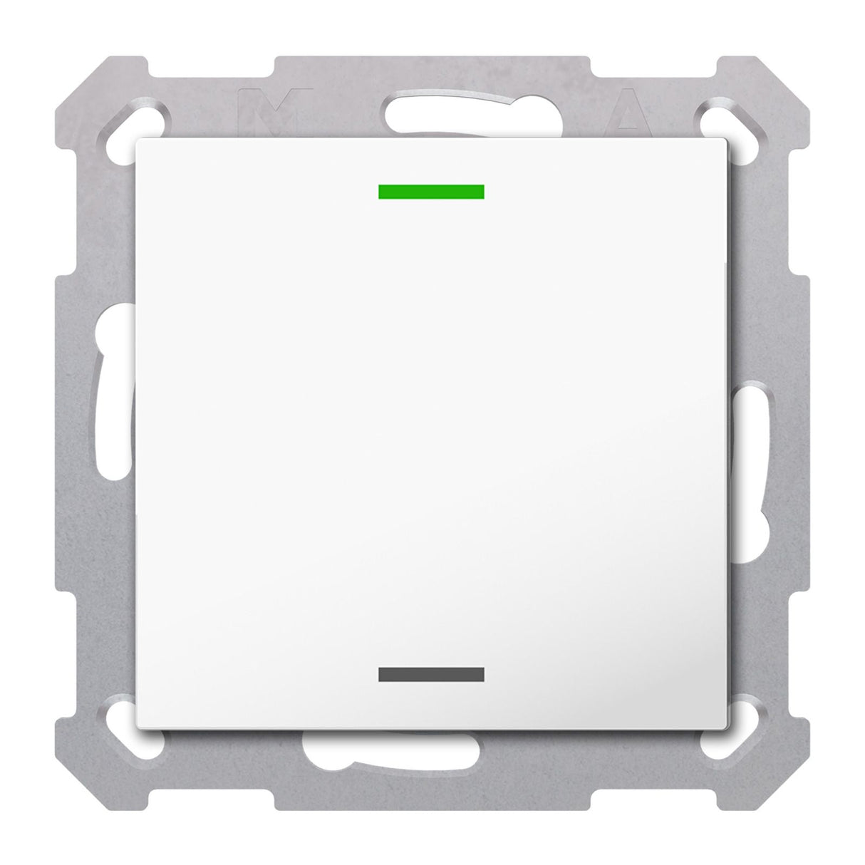 MDT BE-TAL55T1.01 Taster Light 55 1fach RGBW Temp. Reinweiß glänzend Neutral