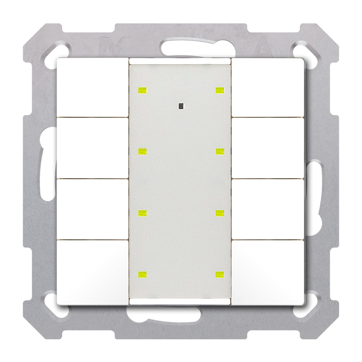 MDT BE-TA55P8.G2 Taster Plus 55 8fach Reinweiß glänzend