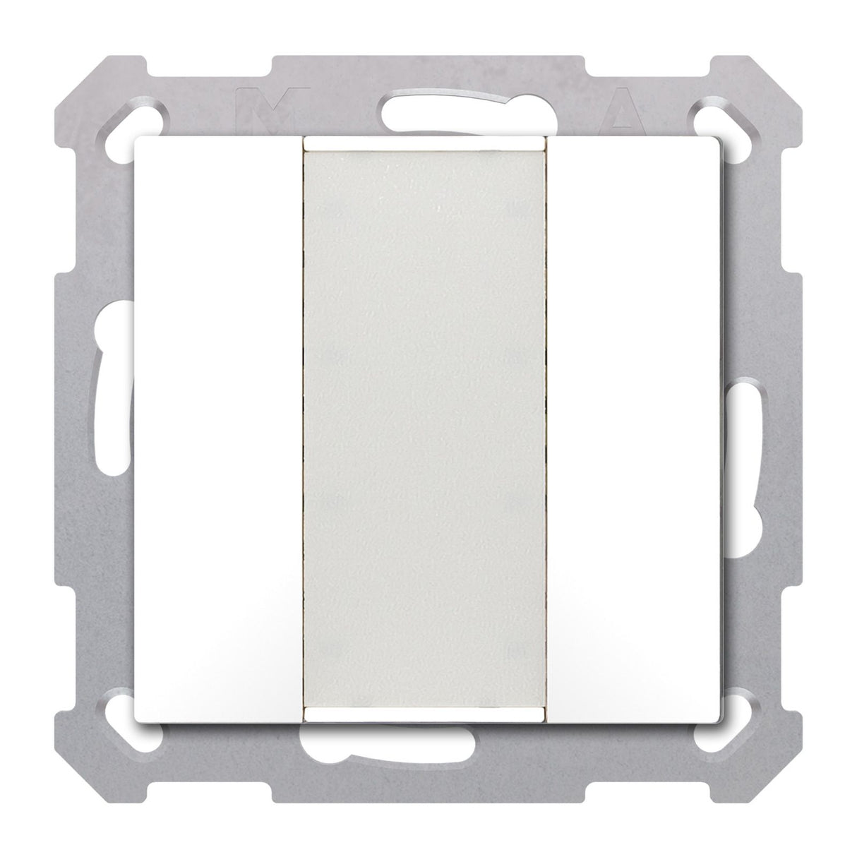 MDT BE-TA5502.02 Taster 55 2fach Reinweiß matt