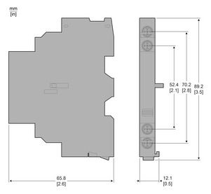 Schneider GVAN11 Hilfsschalter 1S1Ö seitlich Schraubanschluß