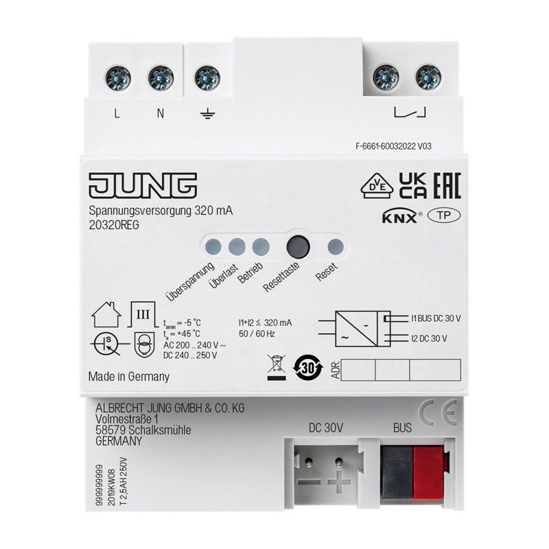 Jung 20320REG KNX Spannungsversorgung 320mA