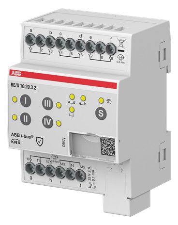 ABB BE/S10.20.3.2 Binäreingang 10fach Kontaktabfrage manuelle 2CDG110277R0011