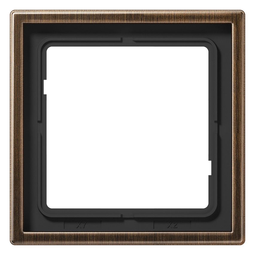 Jung ME2981AT Rahmen 1fach LS/FD-design Messing antik