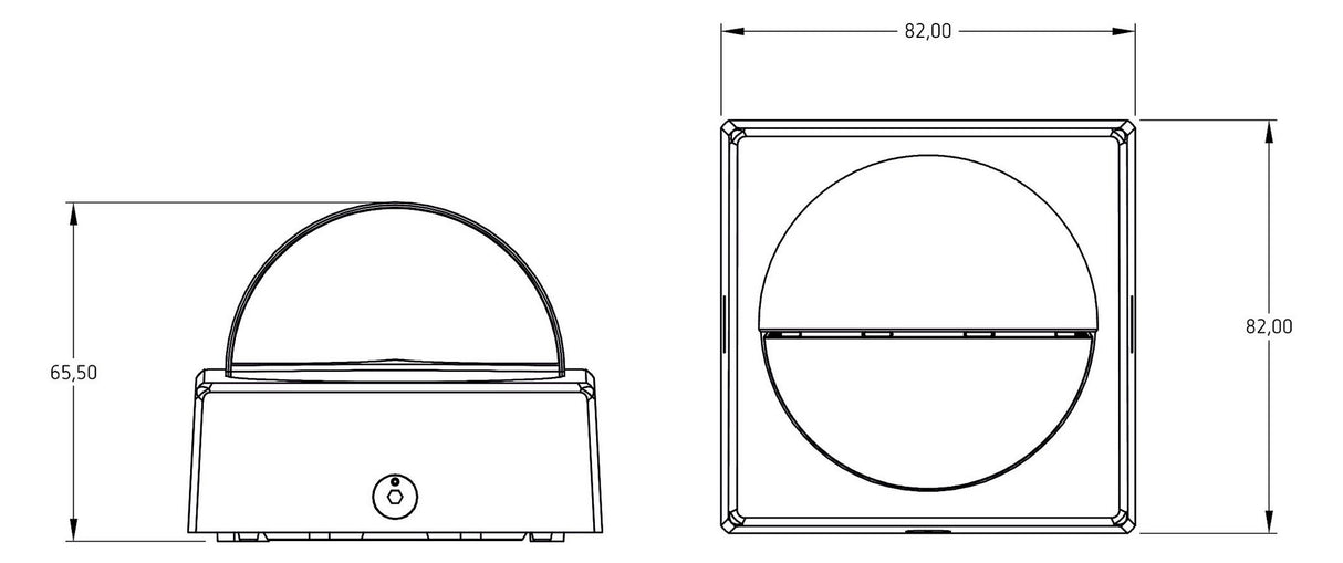 Theben theLuxa R180 WH Bew.melder Wandmont. außen IP55 180° 12m ws 1010200